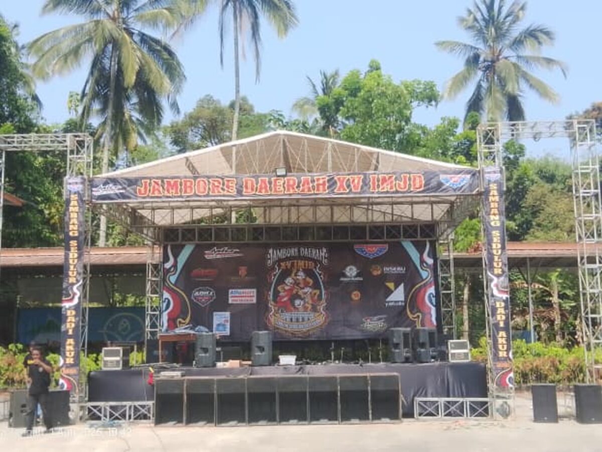Panggung dan sound system outdoor Arsa Media